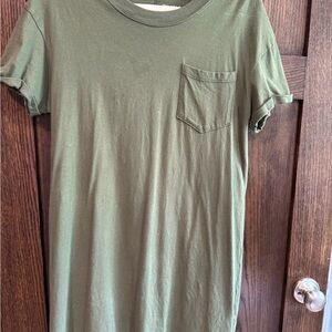 Green T-Shirt Dress